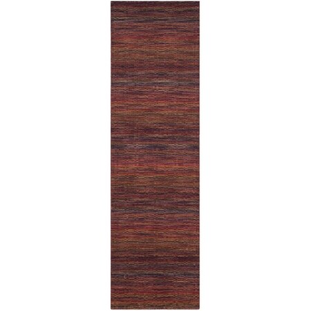 Safavieh 2 ft.-3 in. x 12 ft. Himalaya Hand Loomed Runner Rug, Red and Multicolor HIM703A-212